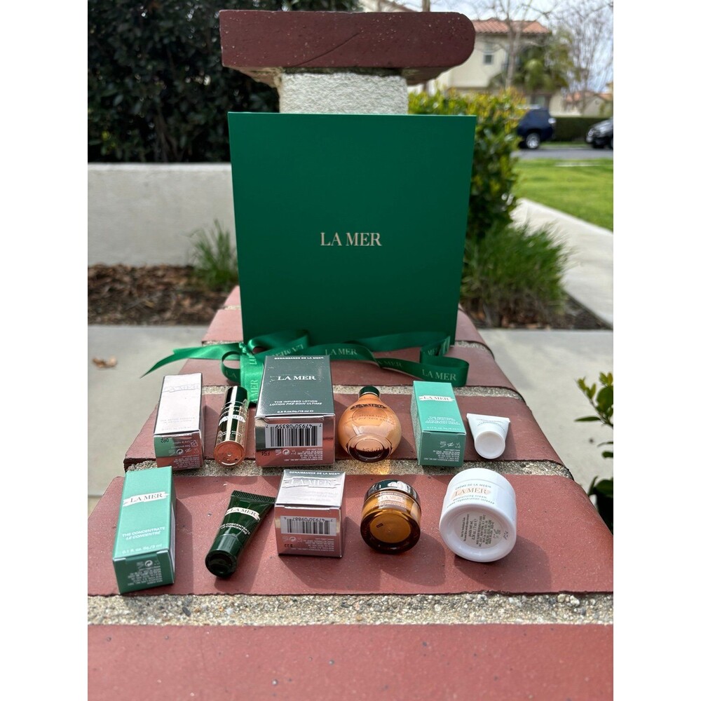 La Mer 6 Piece Skincare Luxury Kit Plus La Mer Box And Wrapping Plus Cream